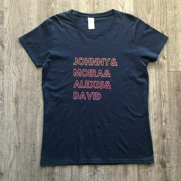 Gildan Other - Schitt’s Creek Johnny Moira Alexis David Navy T